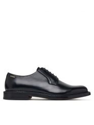 HUGO Półbuty Lysander 50573082 Czarny. Czarne buty wizytowe męskie Hugo, bez wzorów, ze skóry, bez obcasa, bez zapięcia. Za 1,349.00 zł.