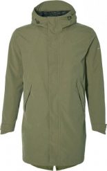 Męska kurtka przeciwdeszczowa Mosse. Czarne kurtki męskie BASIL, l, z aplikacjami, z materiału, z kapturem, rowerowe. Za 488.90 zł.