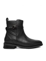 Lasocki Botki CEO-WI23-ALEGRA-02 Czarny. Czarne botki damskie Lasocki, bez wzorów, ze skóry, bez obcasa, na płaskiej podeszwie, bez zapięcia. Za 189.99 zł.