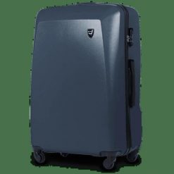 WALIZKA DUŻA WINGS PLOVER 28" DARK BLUE. Niebieskie walizki damskie Wings, bez wzorów, z materiału, duże. Za 249.90 zł.
