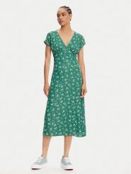 Billabong Sukienka letnia Bright Skies 24B131505 Zielony Regular Fit. Zielone sukienki damskie Billabong, na lato, s, bez wzorów, z wiskozy, bez kołnierzyka, bez ramiączek. Za 149.99 zł.