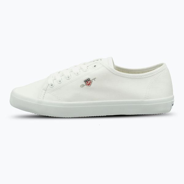 Trampki damskie GANT Pillox. Białe trampki i tenisówki damskie GANT, bez wzorów, bez zapięcia. Za 159.99 zł.