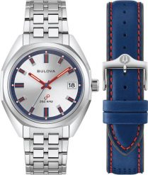 Zegarek Bulova Zegarek męski Bulova 96K112 srebrny. Szare zegarki męskie Bulova, bez wzorów, srebrne. Za 2,795.00 zł.