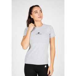 Estero Koszulka - Szary Melange. Szare bluzki damskie GORILLA WEAR, s, bez wzorów, sportowe, bez kołnierzyka, bez ramiączek. Za 170.00 zł.