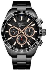 Zegarek męski Pierre Ricaud P97031.B1R4QF czarny. Czarne zegarki męskie Pierre Ricaud, bez wzorów. Za 629.00 zł.
