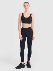 4F Legginsy treningowe damskie - czarne XXL. Czarne legginsy damskie 4F, s, bez wzorów, z dzianiny, na fitness i siłownię. Za 119.99 zł.