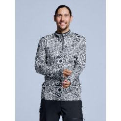 Bluza narciarska - Męska - Cabin Life - biała. Białe bluzy męskie POEDERBAAS, na zimę, m, bez wzorów, z elastanu, sportowe, bez ramiączek, bez kaptura. W wyprzedaży za 177.72 zł.