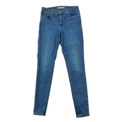 Levi Strauss damskie jeansy 720. Niebieskie jeansy damskie Levi's®, bez wzorów, z jeansu, eleganckie. Za 127.76 zł.