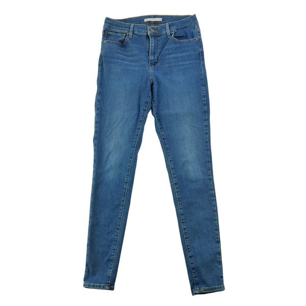 Levi Strauss damskie jeansy 720. Niebieskie jeansy damskie Levi's®, bez wzorów, z jeansu, eleganckie. Za 127.76 zł.