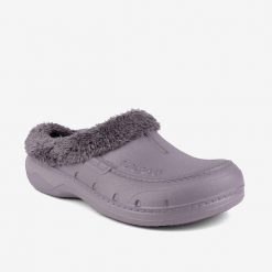 Męskie ocieplane sandały Coqui Husky. Szare sandały męskie Coqui, bez wzorów, z materiału, eleganckie, bez zapięcia. Za 134.99 zł.