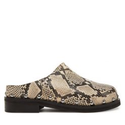 Klapki Bronx. Brązowe klapki damskie Bronx, bez wzorów, bez obcasa, bez zapięcia. Za 369.99 zł.