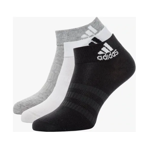 Adidas Skarpety Light Ank 3Pp , khaki, rozmiar L. Brązowe skarpetki damskie Adidas, z aplikacjami, z bawełny. Za 39.99 zł.