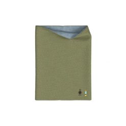 Chusta wielofunkcyjna Thermal Merino Reversible. Niebieskie szaliki męskie Smartwool, bez wzorów, z wełny. Za 169.99 zł.