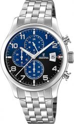 Zegarek Festina Zegarek męski Festina F20374-8 srebrny. Szare zegarki męskie Festina, bez wzorów, srebrne. Za 594.00 zł.