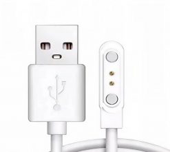 Rubicon Magnetyczny kabel zasilający do smartwatch RNCE79. Zegarki smartwatch Rubicon, bez wzorów. Za 39.00 zł.