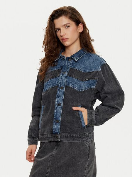 Mustang Kurtka jeansowa 1016012 Szary Loose Fit. Szare kurtki damskie Mustang, l, bez wzorów, z bawełny, bez kaptura. Za 289.99 zł.