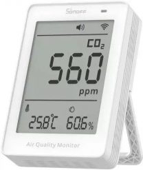 Oczyszczacz powietrza Sonoff Miernik jakości powietrza WiFi LCD Sonoff AirGuard CO2 SAWF-08P. Oczyszczacze powietrza Sonoff. Za 195.96 zł.