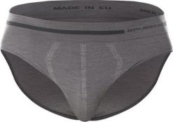 Brubeck BE10050 Slipy męskie COMFORT WOOL ciemnoszary S. Szare slipki męskie Brubeck, m, bez wzorów. Za 98.14 zł.