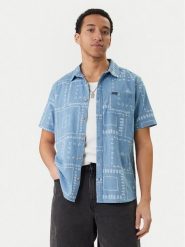 RVCA Koszula Frame Chambray AVYWT00507 Błękitny Regular Fit. Niebieskie koszule męskie RVCA, l, bez wzorów, z bawełny, bez kołnierzyka, bez ramiączek. Za 299.99 zł.
