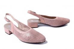 RIEKER 47066-31 pink, czółenka damskie. Czerwone czółenka damskie Rieker, na lato, bez wzorów, bez obcasa, na obcasie, bez zapięcia. Za 255.92 zł.