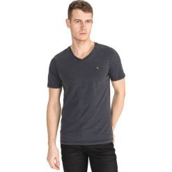 Jack & Jones Carlin Koszulka Czarny Szary. Czarne t-shirty męskie Jack & Jones, m, bez wzorów, z bawełny, bez kołnierzyka, bez ramiączek. Za 87.95 zł.