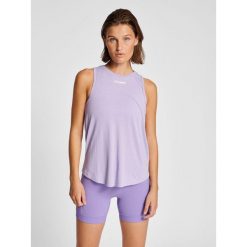 Damski tank top Hummel MT Vanja. Niebieskie topy damskie Hummel, bez wzorów, sportowe, bez kołnierzyka, bez ramiączek. Za 163.50 zł.