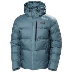 Kurtka z kapturem Helly Hansen Active Winter. Niebieskie kurtki męskie Helly Hansen, bez wzorów, z puchu, sportowe, z kapturem. W wyprzedaży za 1,170.30 zł.