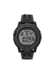 Timex Zegarek Ironman Finisher Adrenaline TW5M57800 Czarny. Czarne, cyfrowe zegarki męskie Timex, bez wzorów. Za 549.99 zł.
