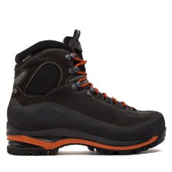 Trekkingi Aku. Czarne botki męskie Aku, bez wzorów, z gore-texu, sportowe, bez obcasa, bez zapięcia. Za 1,189.00 zł.