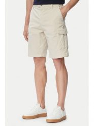 Guess Szorty materiałowe M6GDVA W1703 Kremowy Regular Fit. Białe szorty męskie Guess, z aplikacjami, z bawełny. Za 434.99 zł.