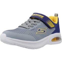 Buty SKECHERS MICROSPEC MAX ADVANCE Niebieski. Niebieskie buty zimowe męskie Skechers, bez wzorów, z syntetyku, bez obcasa, bez zapięcia. Za 213.93 zł.