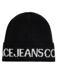 Versace Jeans Couture Czapka 75VAZK40 Czarny. Czarne czapki damskie Versace Jeans Couture, na zimę, bez wzorów, z jeansu. Za 489.99 zł.
