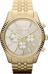 Zegarek Michael Kors Zegarek Męski Michael Kors MK8281 (45 mm). Zegarki męskie Michael Kors, bez wzorów. Za 462.73 zł.