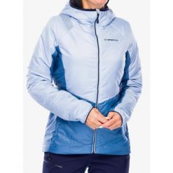 Kurtka ocieplana damska La Sportiva Mythic Primaloft Jkt. Niebieskie kurtki sportowe damskie La Sportiva, na zimę, l, bez wzorów, bez ramiączek, bez kaptura, narciarskie, primaloft. Za 1,011.99 zł.