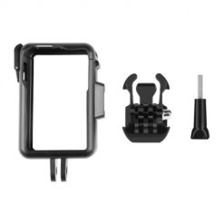 Uchwyt Puluz do DJI Osmo Action 5 Pro/4/3 (czarny). Czarne zegarki sportowe Puluz, bez wzorów. Za 42.00 zł.