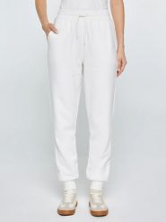 Spodnie damskie dresowe białe Fonia 100. Białe spodnie dresowe damskie BIG STAR, bez wzorów, z dresówki, sportowe. Za 159.99 zł.