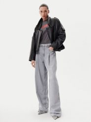 PINKO Kurtka skórzana Confine 104877 A21L Czarny Regular Fit. Czarne kurtki damskie Pinko, l, bez wzorów, ze skóry, bez kaptura. Za 1,939.00 zł.