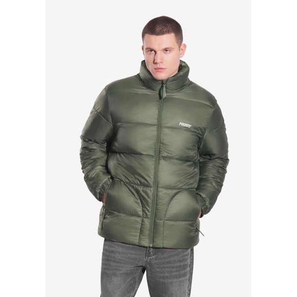 Kurtka turystyczna męska Prosto Puffer Void-9 zimowa. Zielone kurtki męskie Prosto., na zimę, m, bez wzorów, bez kaptura. Za 494.99 zł.