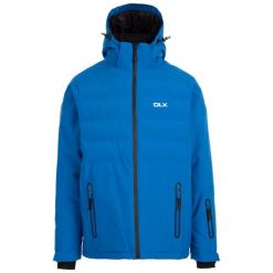 Dlx Randolph- Męska kurtka narciarska Dlx niebieska. Niebieskie kurtki sportowe męskie DLX, na zimę, m, bez wzorów, bez kaptura, narciarskie. Za 633.99 zł.