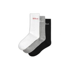 Skarpetki Wilson Logo U (x3). Białe skarpetki damskie Wilson, bez wzorów, z materiału. Za 109.00 zł.