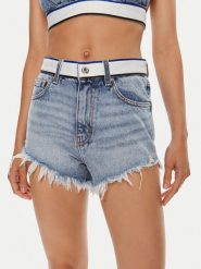 Hugo Szorty jeansowe Galara_2_B 50514699 Niebieski Regular Fit. Niebieskie szorty damskie Hugo, bez wzorów, z bawełny. Za 259.99 zł.