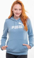 Puma Bluza damska Puma ESS Logo Hoodie niebieska 586797 20 S. Niebieskie bluzy damskie Puma, s, bez wzorów, bez ramiączek, bez kaptura. Za 183.34 zł.