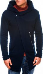 Ombre Bluza męska Hugo granatowa r. XL (B668). Bluzy męskie Ombre, m, bez wzorów, bez ramiączek, bez kaptura. Za 219.99 zł.