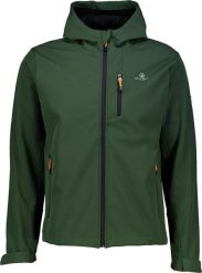 Męska kurtka softshell Athl. Dpt Hermes A12100 zielona. Zielone kurtki męskie Trespass, m, bez wzorów, z elastanu. Za 255.99 zł.
