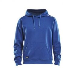 Bluzy sportowa męska Craft Community. Niebieskie bluzy sportowe męskie Craft, m, bez wzorów, z kapturem, na fitness i siłownię. Za 242.00 zł.