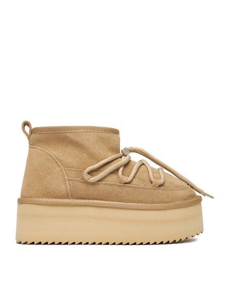 DeeZee Śniegowce W23Q11482 Beżowy. Brązowe śniegowce damskie DeeZee, z materiału, bez zapięcia. Za 349.99 zł.