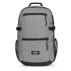 Plecak z kieszenią na bidon i pokrowcem na laptopa Eastpak. Szare plecaki męskie Eastpak, bez wzorów. Za 333.00 zł.