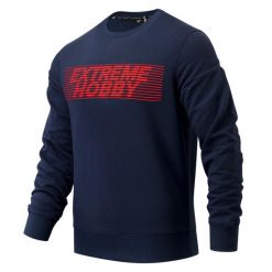 Bluza męska EXTREME HOBBY HIDDEN. Niebieskie bluzy męskie EXTREME HOBBY, m, bez wzorów, z bawełny, klasyczne, bez ramiączek, bez kaptura. Za 199.00 zł.