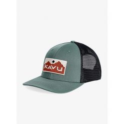 Czapka z daszkiem Kavu Above Standard - dark forest. Zielone czapki damskie KAVU, bez wzorów, sportowe. Za 149.99 zł.