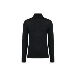 Sweter z merynosów z golfem Kariban Premium. Czarne swetry męskie KARIBAN, m, bez wzorów, z wełny, bez kołnierzyka, bez ramiączek. Za 345.00 zł.